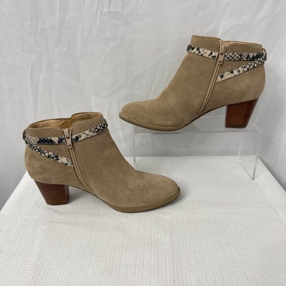 Vionic Upton Ankle Boots Women's 6.5 Suede Booties - Picture 8 of 9